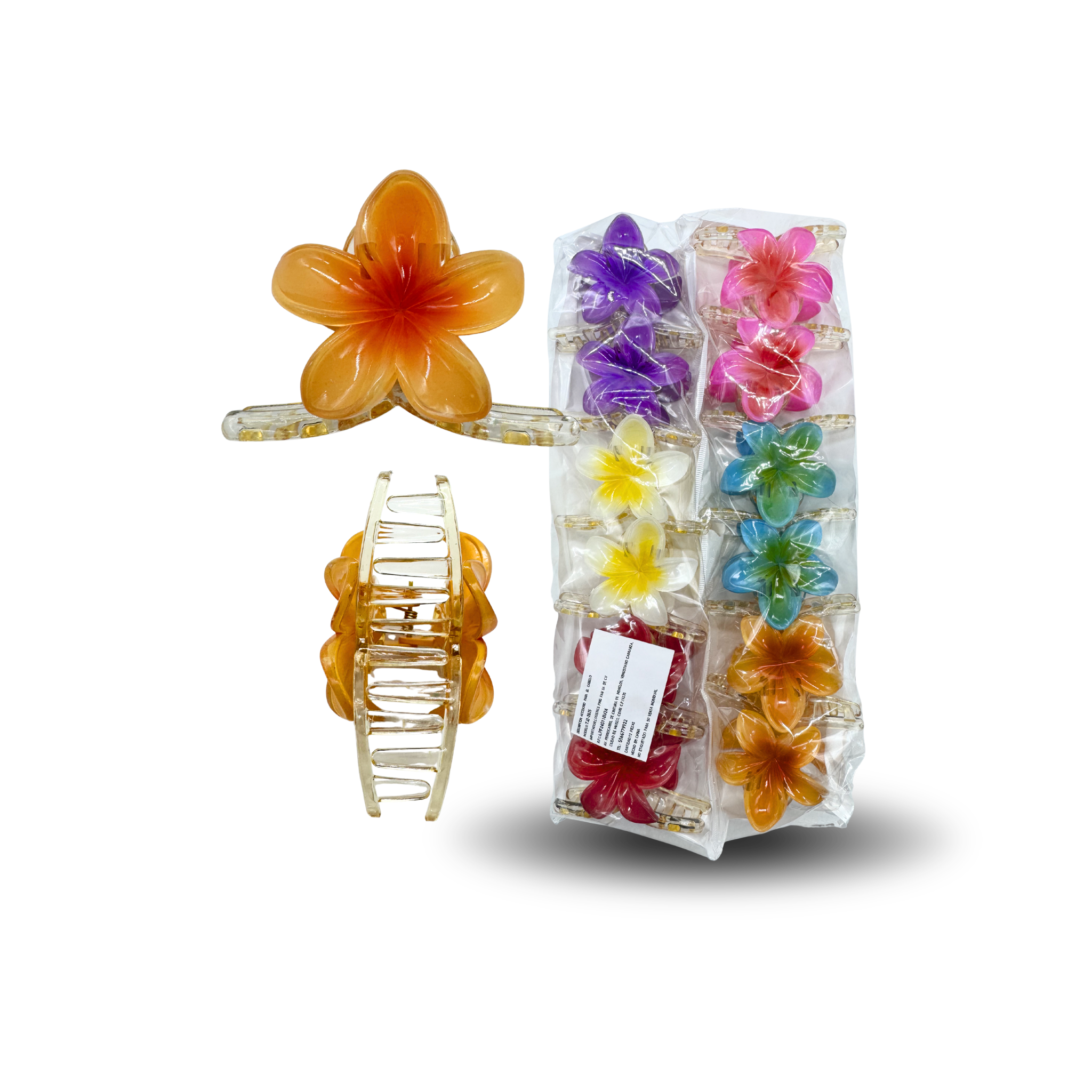 pinza flor de loto colores TJZ-2625