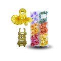 pinza doble maripos colores TJZ-2610