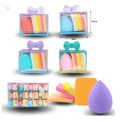 C - 085 esponja cosmética set 7pzas plana y bombon C/12 26C22