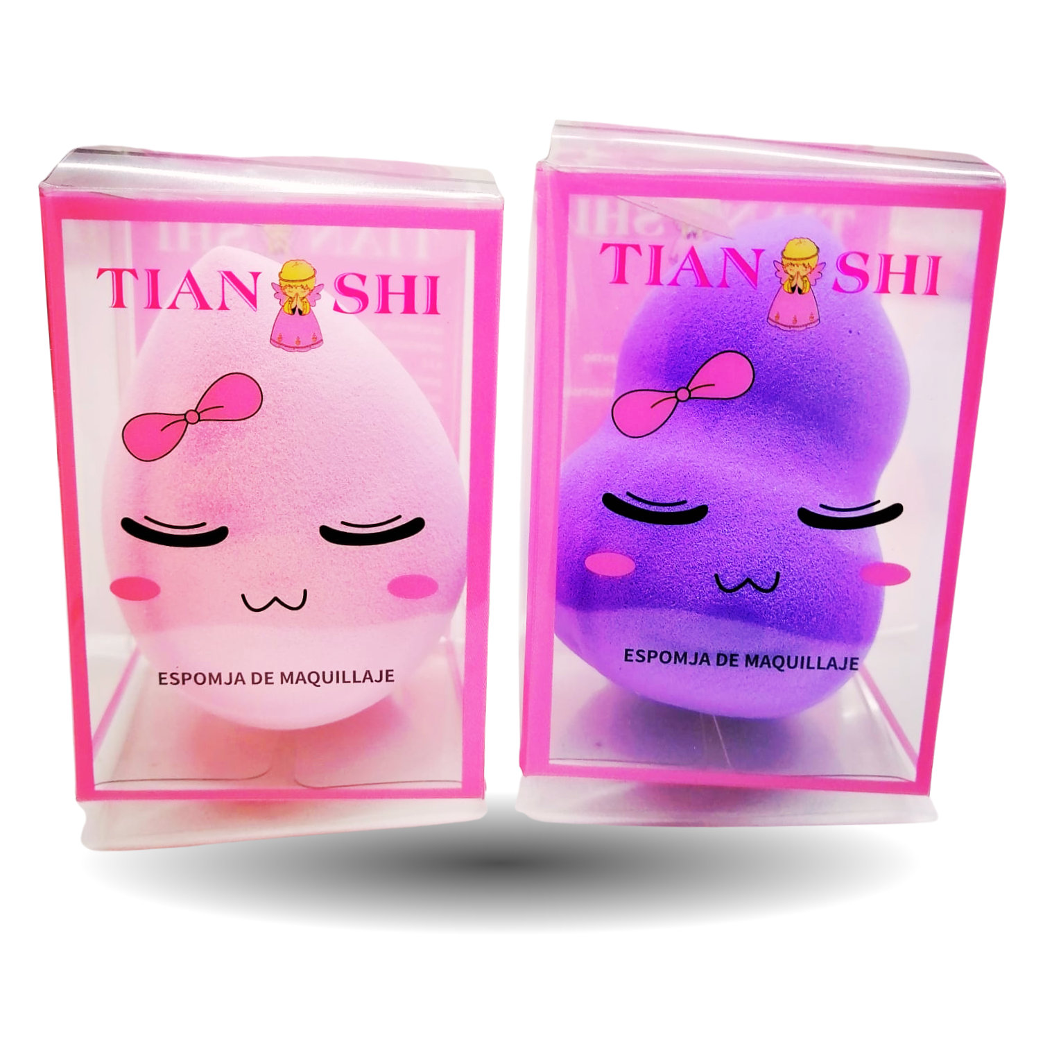 Esponja cosmetica bombon en caja 4H-2 O 24H-9