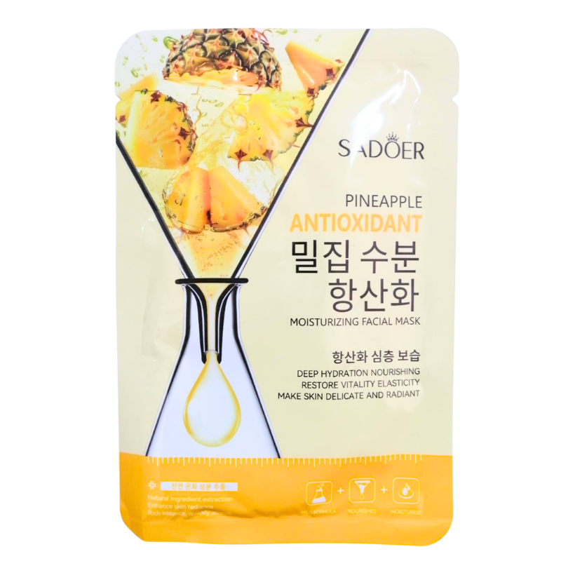 mascarilla facial PIÑA AMARILLA