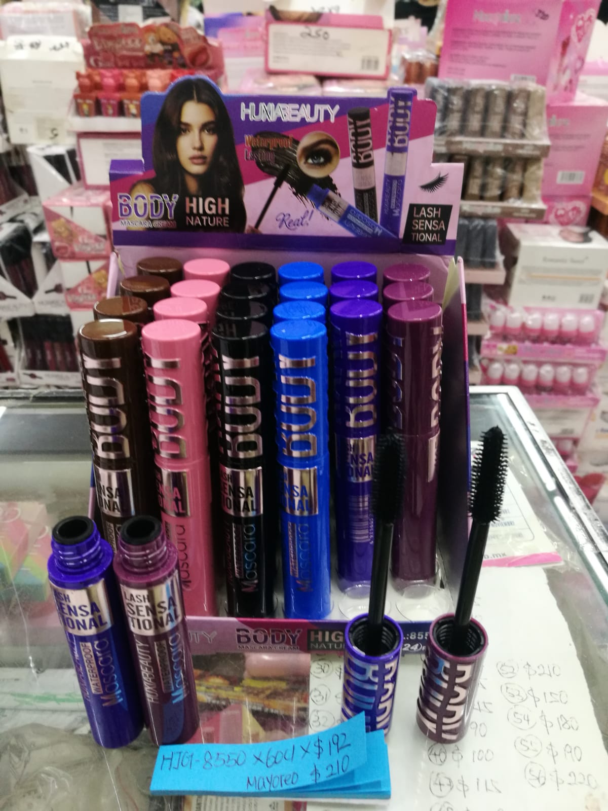 rimel pestañas BODY lash sensational 8550