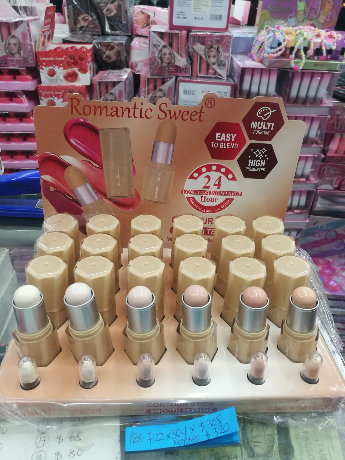maquillaje en barra romantic swwet 7122